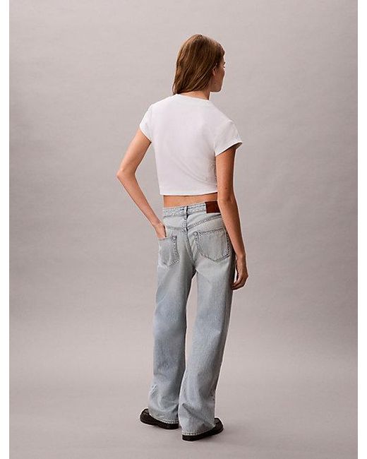 Calvin Klein Blue Jeans 90S Straight Jeans