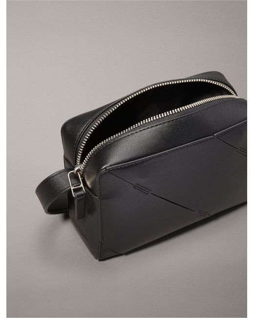 Calvin Klein Gray Paneled Camera Bag
