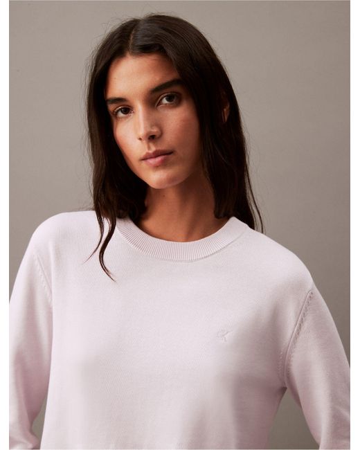 Calvin Klein Multicolor Smooth Cotton Sweater