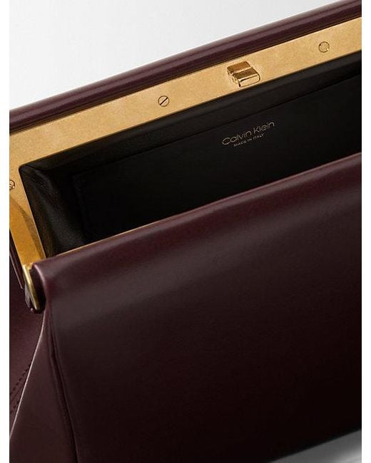Calvin Klein Purple Tina Frame Tasche