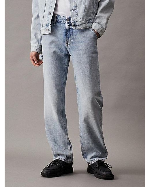 90's Straight Carpenter Jeans Calvin Klein de hombre de color Gray