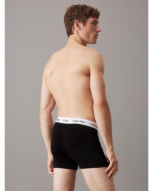 Calvin Klein Black 's 3 Pack Trunks for men