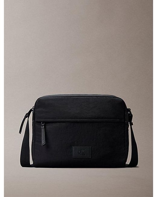 Calvin Klein Black Jeans Crossbody Flight Bag for men