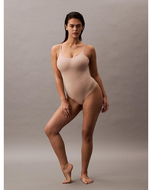 Calvin Klein Multicolor Stay-Put Mesh Bodysuit