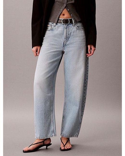 Calvin Klein Gray Jeans Relaxed Barrel Jeans