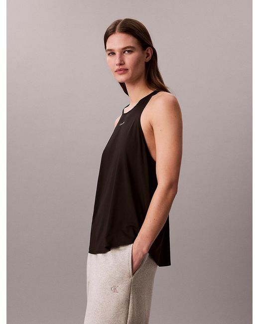 Calvin Klein Brown Tech Tank Top
