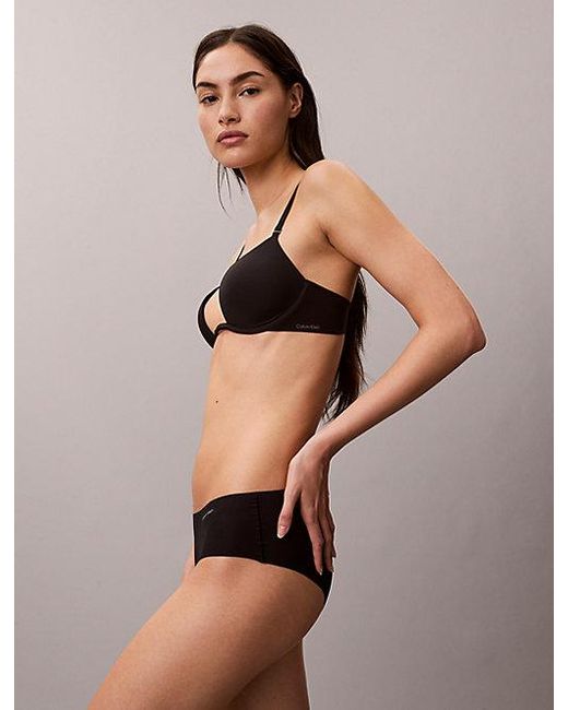 Calvin Klein Black Low Plunge Bra Perfectly Fit