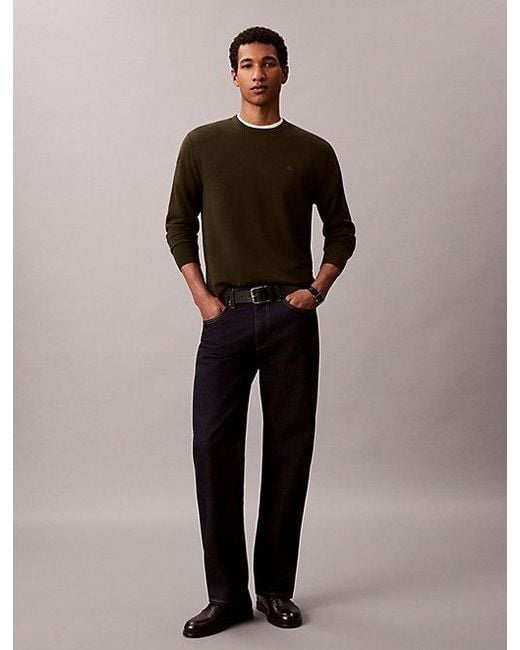 Calvin Klein Multicolor Merino Wool Classic Jumper for men