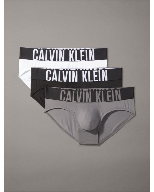 Calvin Klein Black 3 Pack Briefs - Intense Power for men