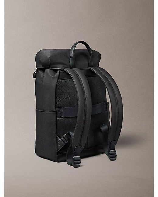 Calvin Klein Gray Canvas Backpack for men