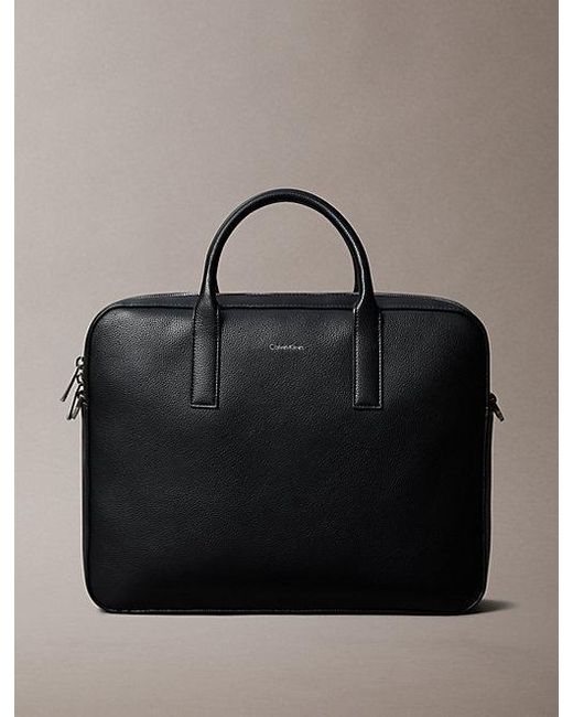 Calvin Klein Pendlertasche Mit Mikromuster in Black für Herren