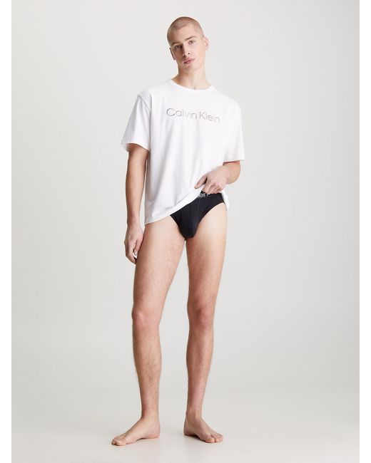 Calvin Klein White Pyjama Top - Pure for men