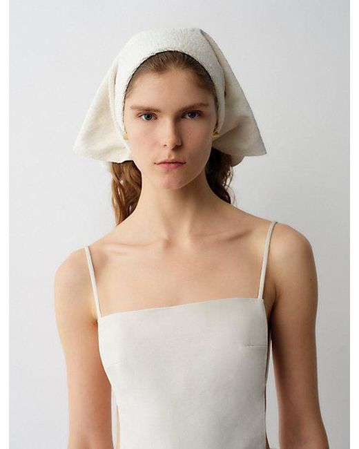 Calvin Klein White Henrietta Dress