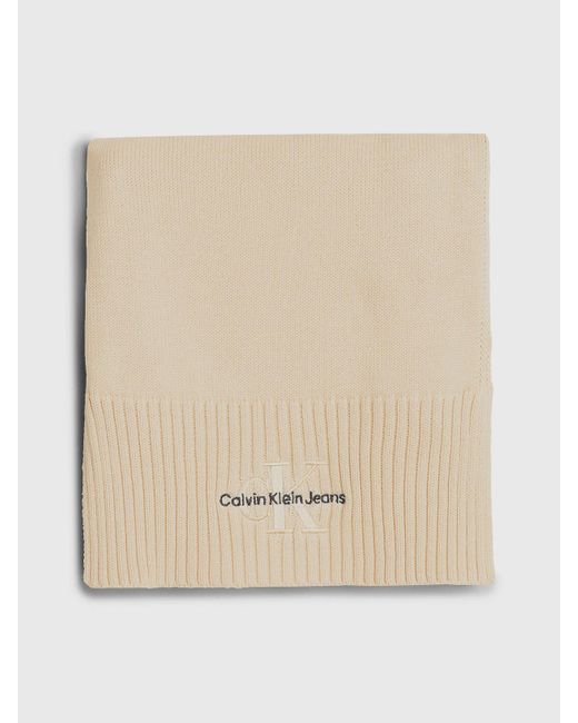 Calvin Klein Natural Cotton Scarf