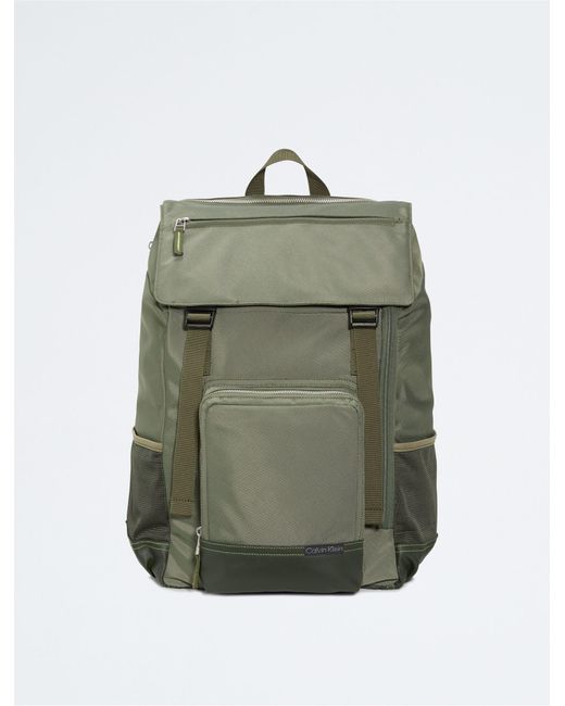 Calvin Klein Green Utility Backpack for men