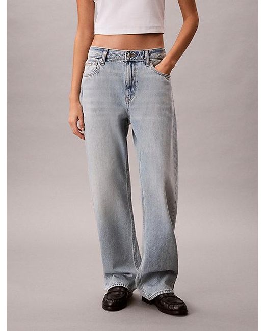 Calvin Klein Blue Jeans 90S Straight Jeans