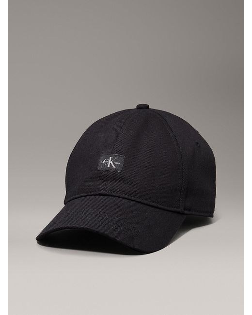 Calvin Klein Black Twill Cap for men