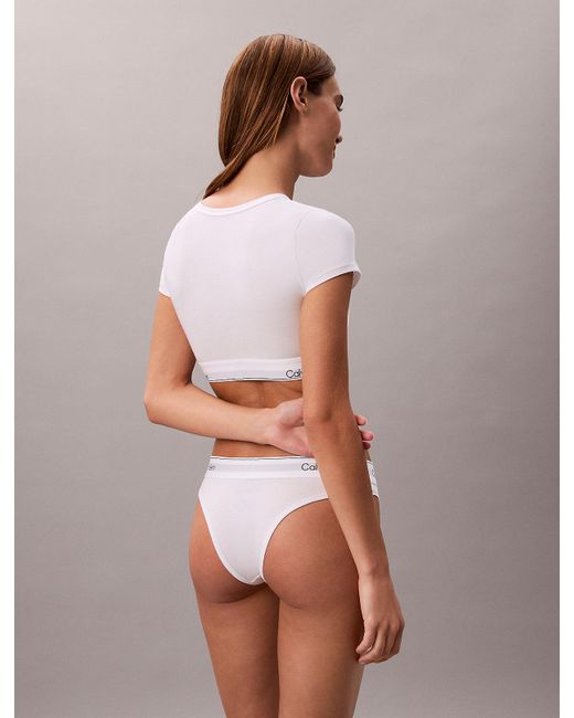 Calvin Klein White Brazilian Briefs