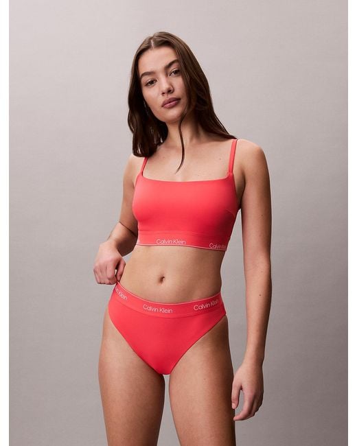 Calvin Klein Red Bikini Bottoms