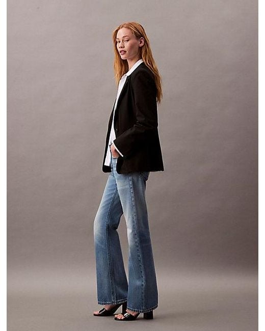 Calvin Klein Blue Jeans Relaxed Bootcut Jeans