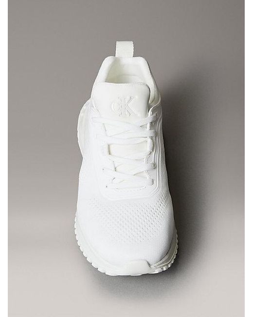 Calvin Klein Metallic Jeans Breathable Mesh Ultralight Trainers
