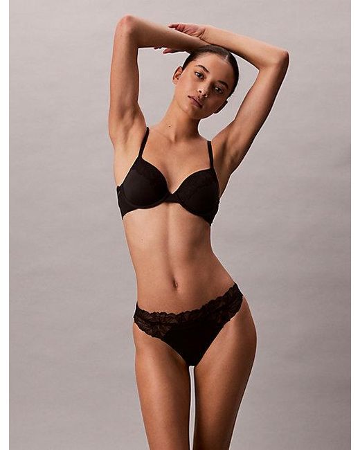 Calvin Klein String in het Black