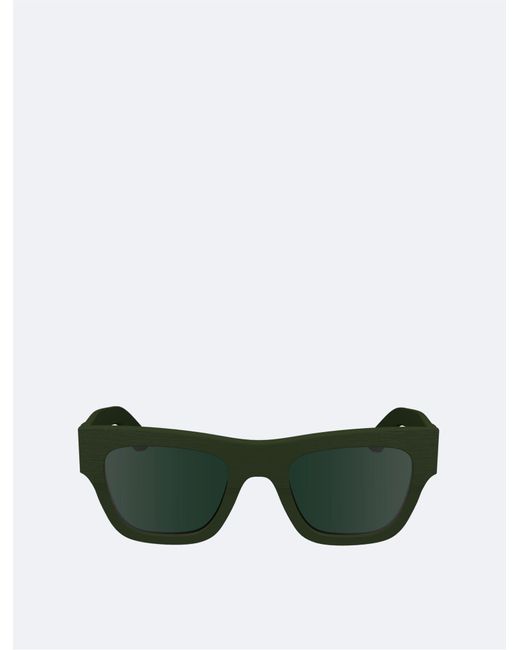 Calvin Klein Green Naturals Modified Rectangle Sunglasses for men