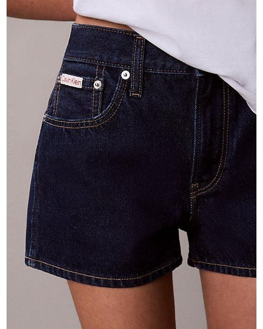 Calvin Klein Multicolor Jeans Denim Mini Shorts