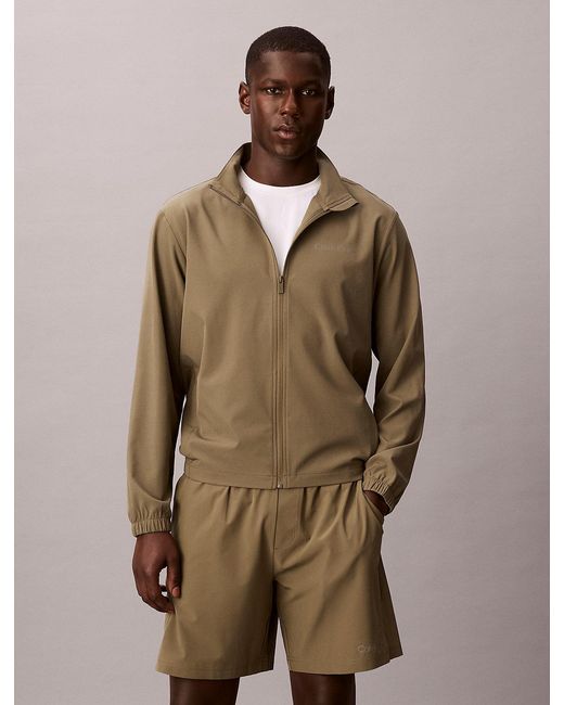 Calvin Klein Natural Performance Zip-Up Windbreaker for men