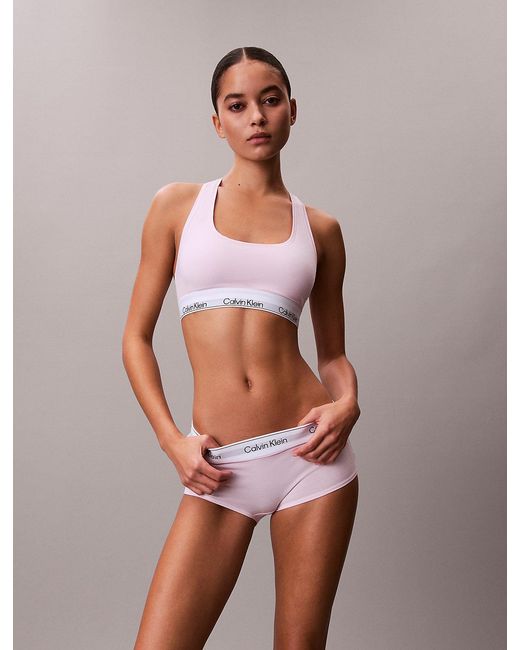 Boxer Calvin Klein en coloris Pink