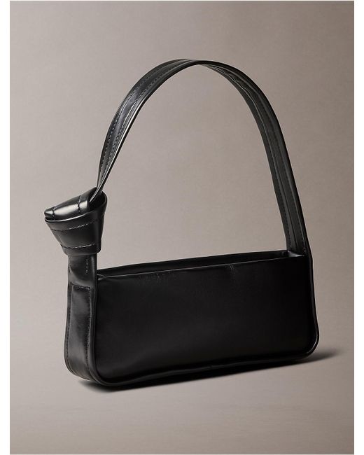 Calvin Klein Gray Calvin Klein Knotted Small Shoulder Bag