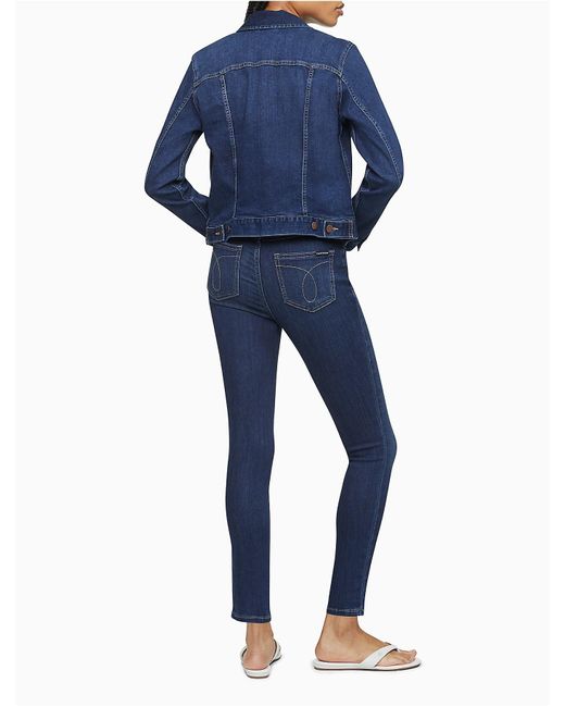 faded denim trucker jacket