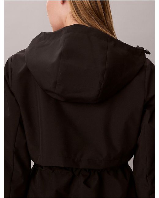 Calvin Klein Black Slim Tech Jacket