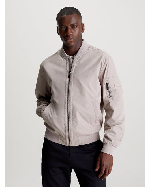 Mens cotton sale bomber jacket