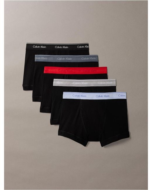 Calvin Klein Multicolor 5 Pack Trunks for men