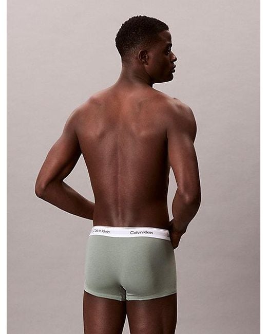 Calvin Klein Blue 5 Pack Low Rise Trunks for men