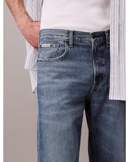 Calvin Klein Blue 90's Straight Jeans for men
