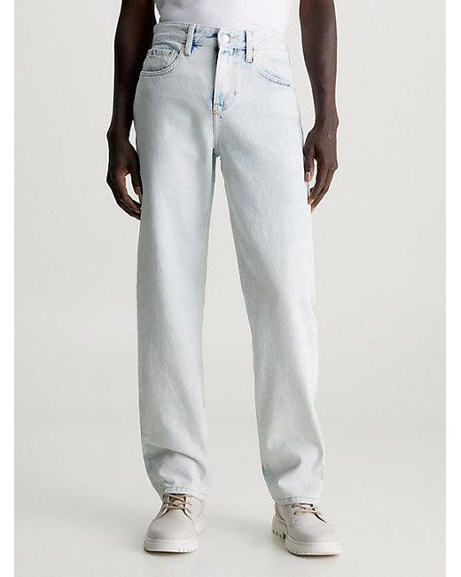 Calvin Klein 90's Straight Jeans in White für Herren