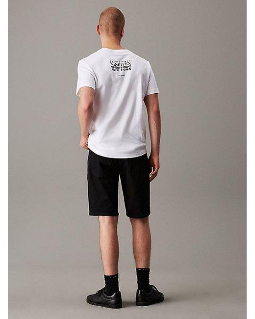 Calvin Klein Black Jeans Denim Shorts for men