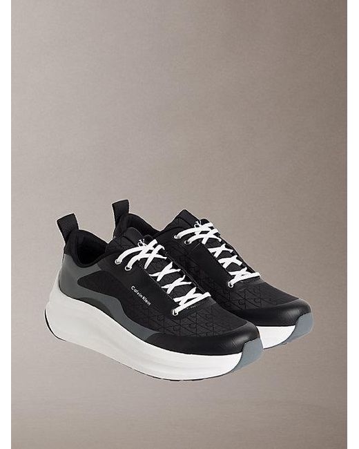 Calvin Klein Metallic Emblem Logo Chunky Runner Trainers