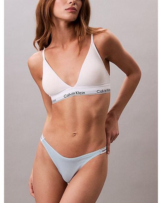 Calvin Klein Multicolor Dipped String Thong Icon Logo