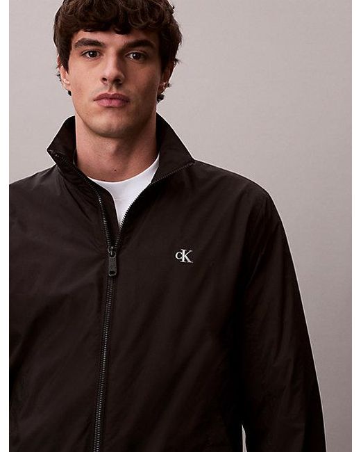 Calvin Klein Brown Jeans Technical Zip Up Jacket for men