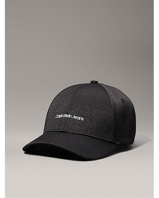 Gorra de sarga Calvin Klein de hombre de color Black