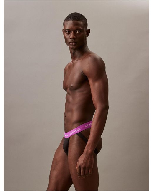Calvin Klein Brown The Pride Edit 5-pack Jock Strap for men