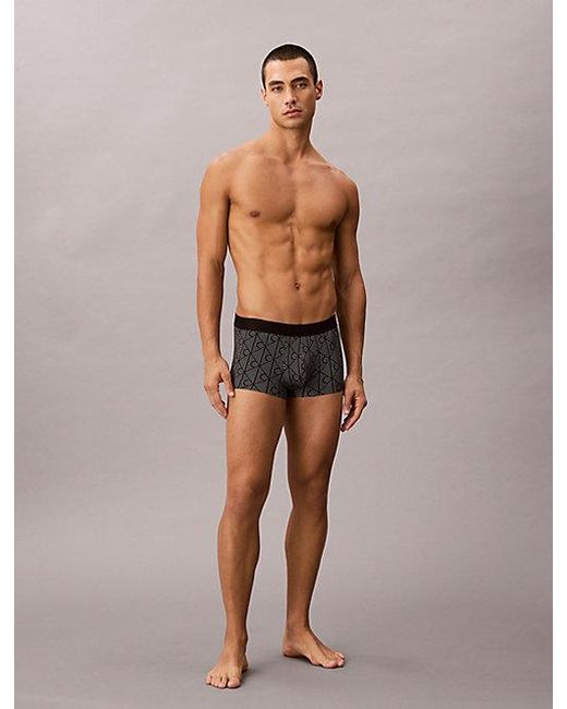 Calvin Klein Black Low Rise Trunks Ck for men