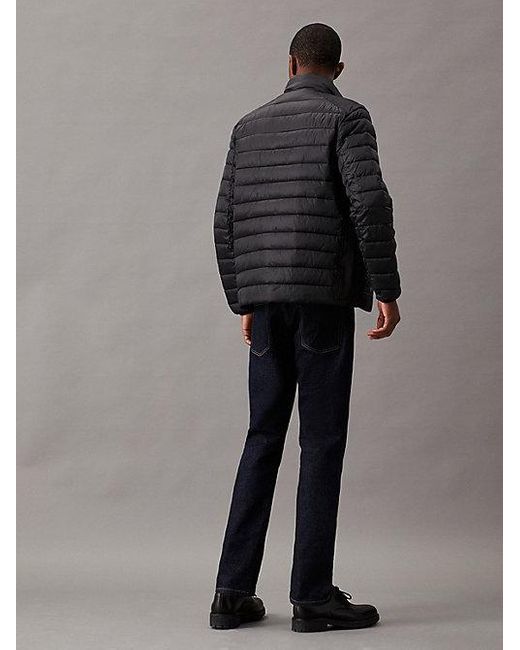 Calvin Klein Blue Lightweight Puffer Jacket for men