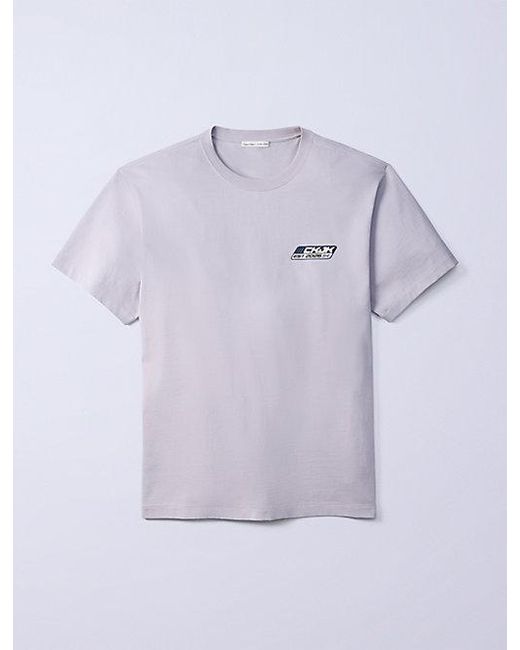 Calvin Klein Purple Jung Kook For Logo Badge Relaxed T-Shirt for men