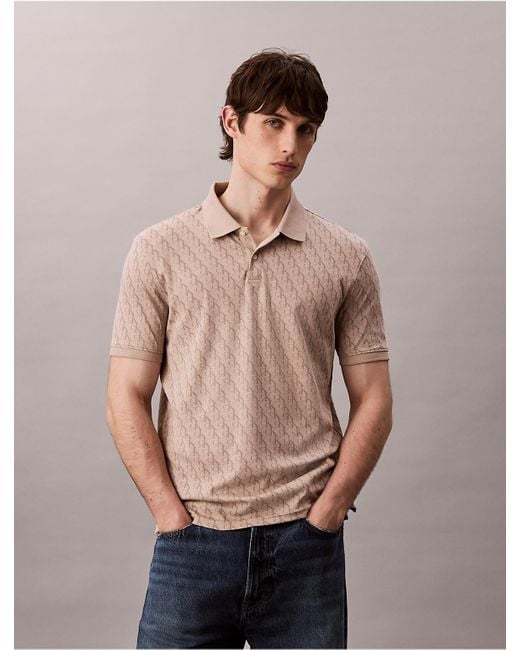 ★ ★ Men's Relaxed Fit CK Liquid Monogram Logo S Calvin Klein Men's Relaxed Fit Monogram Logo Crewneck T