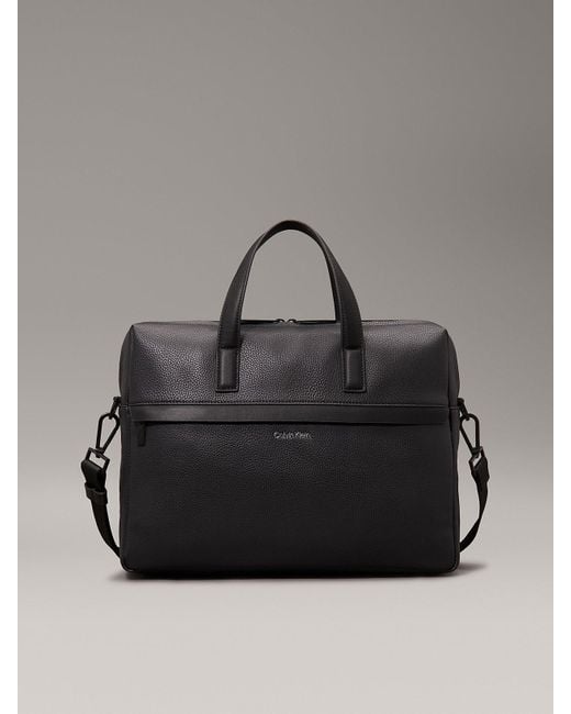 Calvin Klein Gray Laptop Bag for men