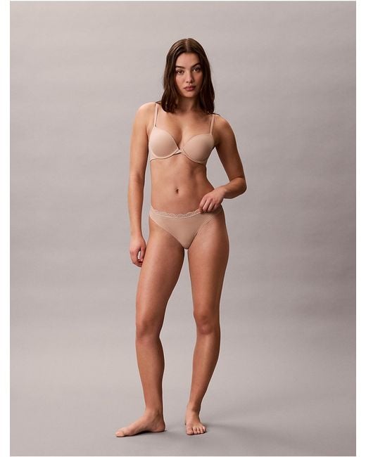 Calvin Klein Brown Low Rise Thong